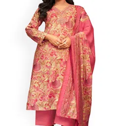DRAVINAM Trends Embroidered Unstitched Dress Material-image-58