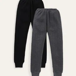 Aerowarm Boys Pack Of 2 Self-Design Thermal Bottoms-picture-13