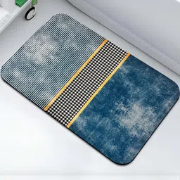 IVAZA Denim Blue Anti-Slip 550 GSM Bath Mat for Bathroom-image-102