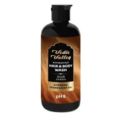 Vedic Valley Oud Arabia Cypress Cedarwood Oil pH 6 Refreshing Hair & Body Wash - 300ml-39