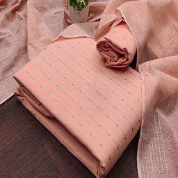 Lilots Unstitched Dress Material with Dupatta-image-100