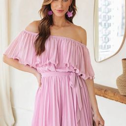 LULU & SKY Off-Shoulder Basic Jumpsuit with Ruffles-picture-13