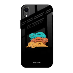 QRIOH Quirky Printed iPhone XR Back Case Mobile Accessories-picture-28
