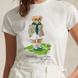 Polo Ralph Lauren Women Graphic Printed Round Neck Pure Cotton T-shirt-image-17