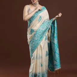 Mitera Ethnic Motifs Woven Design Chanderi Saree-picture-58