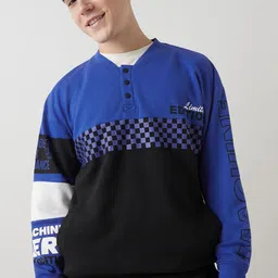 Bewakoof Heavy Duty Men Colourblocked Sweatshirt-picture-48