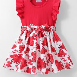 Mark & Mia Girls 1 Floral Print Fit & Flare Knee Length Dress-image-39