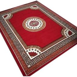 Red Acrylic, Polypropylene Carpet-18