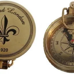 Nautical Brass Compass With Hanging Ring Compass-image-48