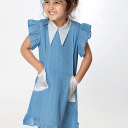 Tura Turi Girls Flutter Sleeve A-Line Dress-image-40