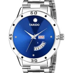 TARIDO Men Embellished Dial & Stainless Steel Bracelet Style Straps Analogue Watch TR-1976-SM-04-36