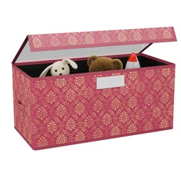 Kuber Industries Maroon & Beige Printed Drawer Organiser With Transparent Lid image 5