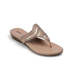 PEPPER Women Embellished Ethnic T-Strap Flats-image-24