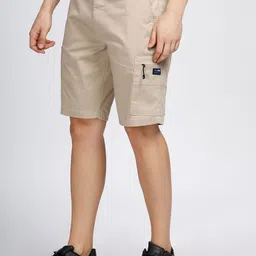 THREE DAYS Men Mid-Rise Cotton Nomad Utility Shorts-3
