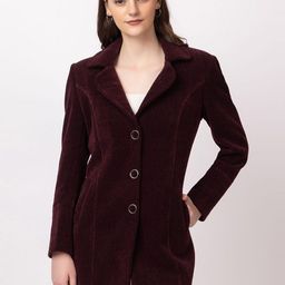 TWENTY ME Single-Breasted Long Sleeve Overcoat-image-22