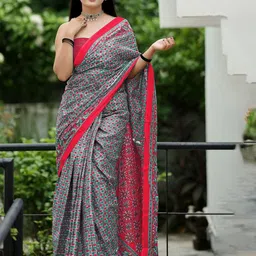 Anouk Batik Pure Cotton Saree-picture-27