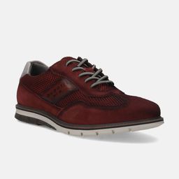 Bugatti Men Leather Mid-Top Lace-Ups Round Toe Sneakers-image-49