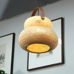 Claymango Brown Textured Ceiling Lamp image 4