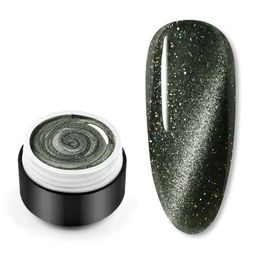 BELLE GAGA Laser Glitter Galaxy Cat Eye Magic Nail Polish- 5 ml- Shade- S27-image-70