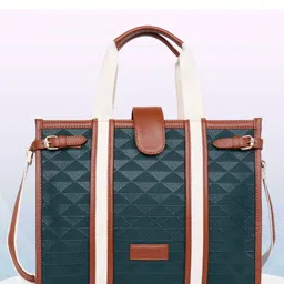Womanix Structured Tote Bag with Quilted-18