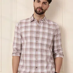 WROGN Men Comfort Opaque Checked Casual Shirt-image-96