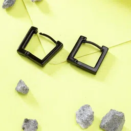 DressBerry Square Hoop Earrings-image-84