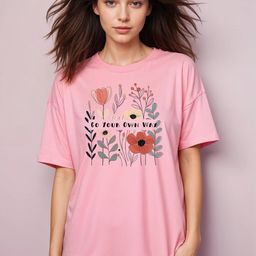 SMARTEES Women Graphic Printed Round Neck Cotton Oversized T-shirt-image-42