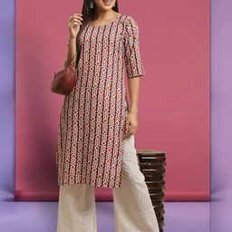 Ethnic basket Women Multicoloured Kurtas-picture-32