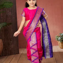 Aarika Woven Design Zari Pure Silk Murshidabad silk Saree-picture-13