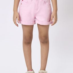 Ed-a-Mamma Girls Regular Fit Mid-Rise Cotton Denim Shorts-picture-21