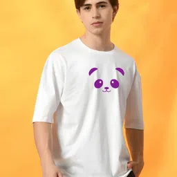 KAIDO Graphic Printed Round Neck Drop-Shoulder Sleeves Oversized Casual T-Shirt-picture-44