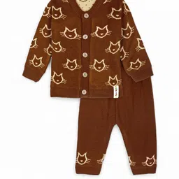 toyific Kids Coffee Brown Sweaters-picture-36