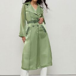 HOUSE OF S Double-Breasted Trench Coat-image-26