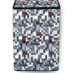 The Furnishing Tree Washing Machine Cover Abstract Pattern Grey Compatible for Whirlpool 11 Kg Full-image-30