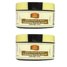 Khadi Pure Set Of 2 Herbal Almond & Honey Exfoliating Facial Scrub - 50 g Each-picture-4