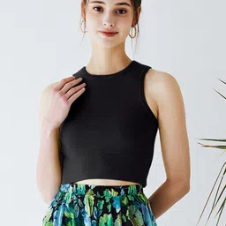 BAESD Colourblocked Tank Crop Top-image-88