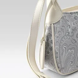 Van Heusen Ethnic Motifs Woven Design Structured Sling Bag image 5