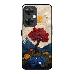 QRIOH Floral Printed OnePlus Nord CE 3 Lite 5G Back Case Mobile Accessories-image-66