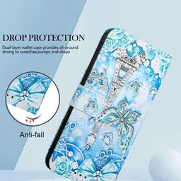 PEEPERLY Abstract Printed iPhone 16 Plus Flip Case Mobile Accessories image 2