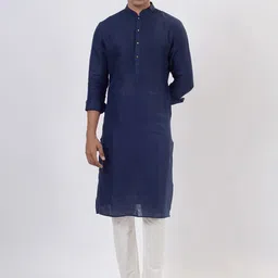 azania Men Thread Work Kurta-image-79