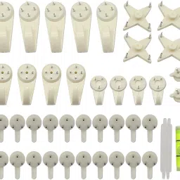 Set of 39 Hooks Invisible HardwallPicture-Hanging Hooks Frame Wedding Photos Mirror Wall Studs Hook 39-11