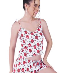 GuSo Shopee Women White Nylon Baby Dolls-picture-43