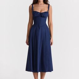 ELYRAA Fit & Flare Midi Dress-image-17