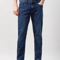 Peter England Casuals Men Regular Fit Mid-Rise Light Fade Jeans-picture-27