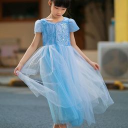 LULU & SKY Puff Sleeve Maxi Dress-image-74