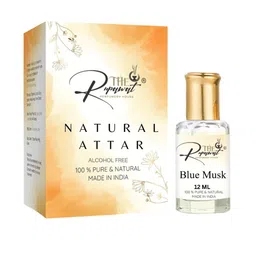 THE RUPAWAT Perfumery House Blue Musk 100% Natural & Pure Alcohol Free Attar - 12 ml-image-47