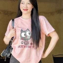 PWTI Women Graphic Printed Round Neck Cotton T-shirt-image-94