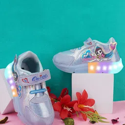 BAESD Girls Barbie Woven Design Patent Leather Sneakers-image-52