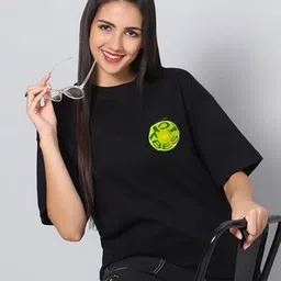 Besick Women Graphic Printed Oversized Cotton T-shirt-picture-46