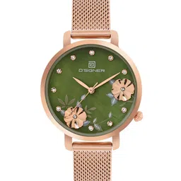 D'SIGNER Women Dial & Stainless Steel Textured Straps Analogue Watch 800RGM.16L-picture-4